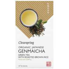 Japoniška žalioji arbata su skrudintais ryžiais GENMAICHA, ekologiška (20pak.)